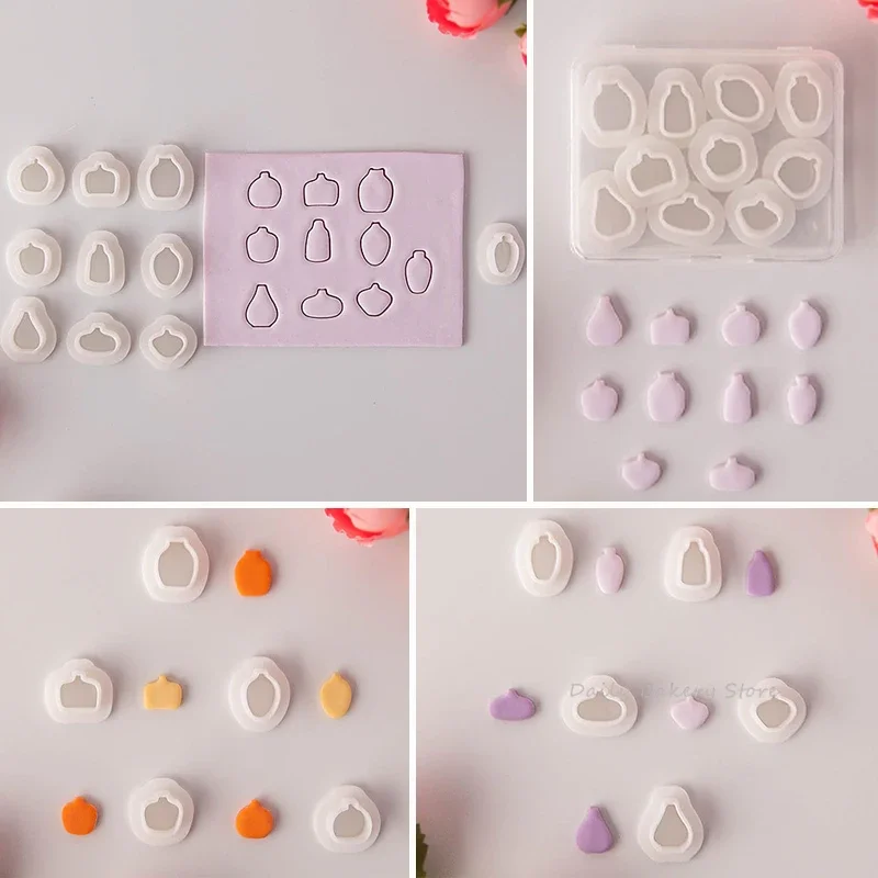 10 шт. DIY мини ваза для цветов в форме полимерной глины форма ручной работы