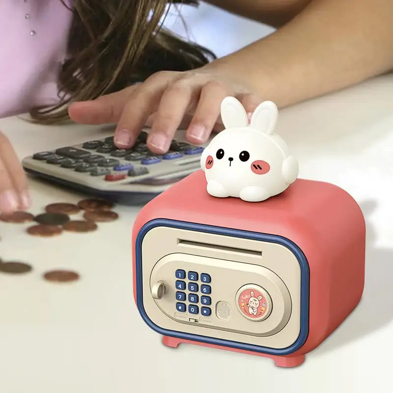 Денежный банк для детей электронный банкомат экономии монет безопасная банка