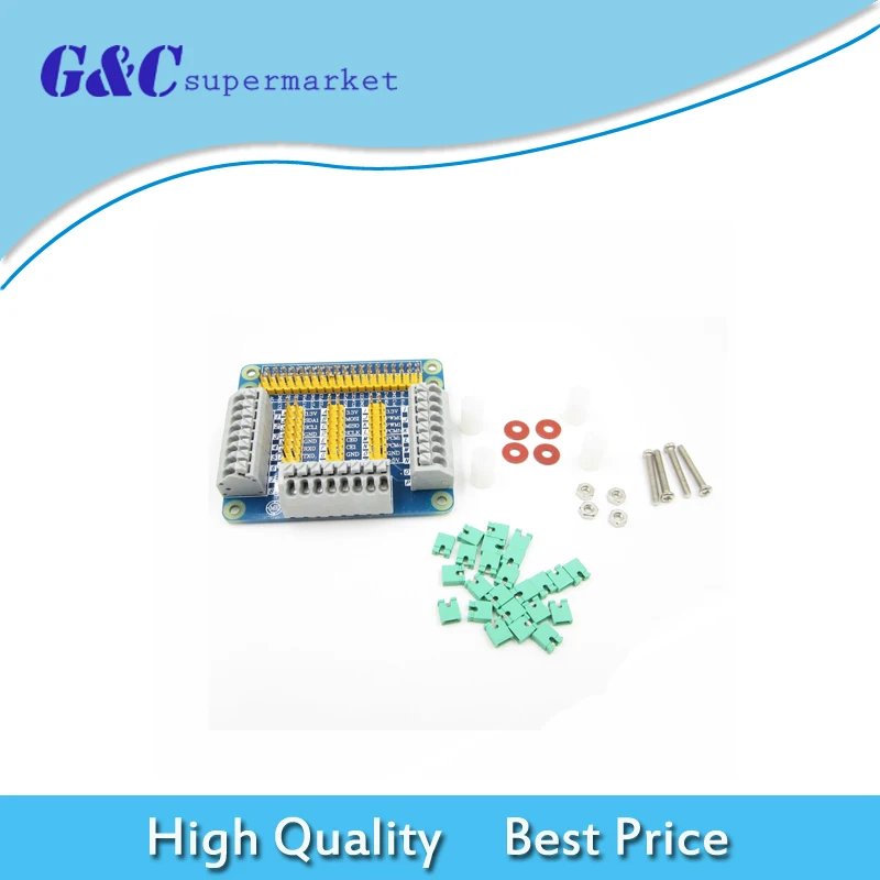 

Многофункциональный расширительный щит с шагом 2,54 мм для Raspberry Pi, сделай сам