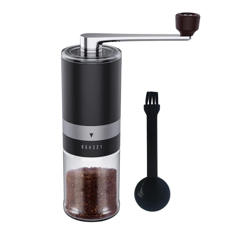 

Портативная ручная кофемолка с 6 регулируемыми настройками для офиса и дома