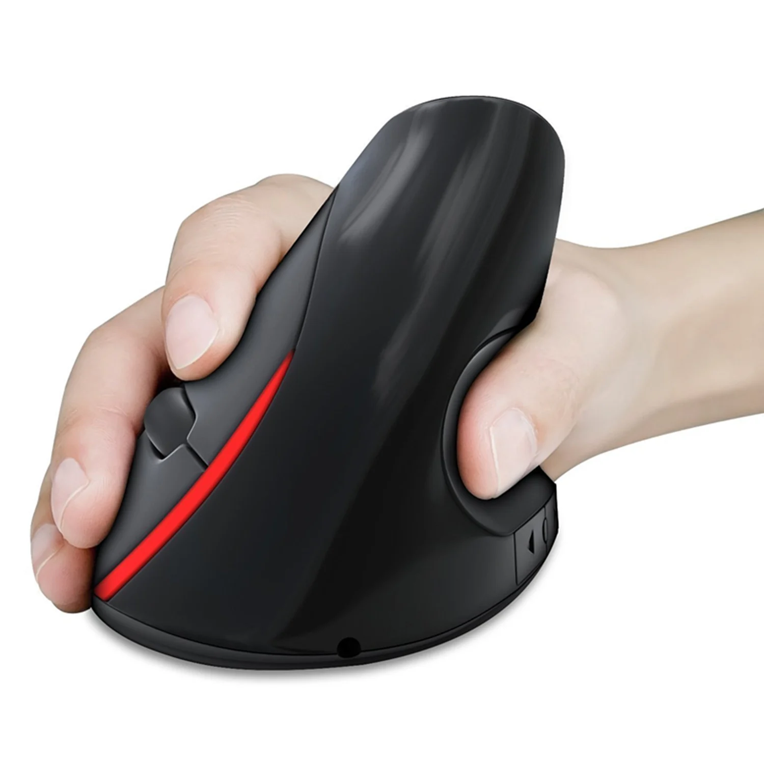 

A889 Ergonomic Wireless Vertical Mouse Desktop Portable Universal Rechargeable Optical Mice with 2400DPI for Laptops PC Notebook