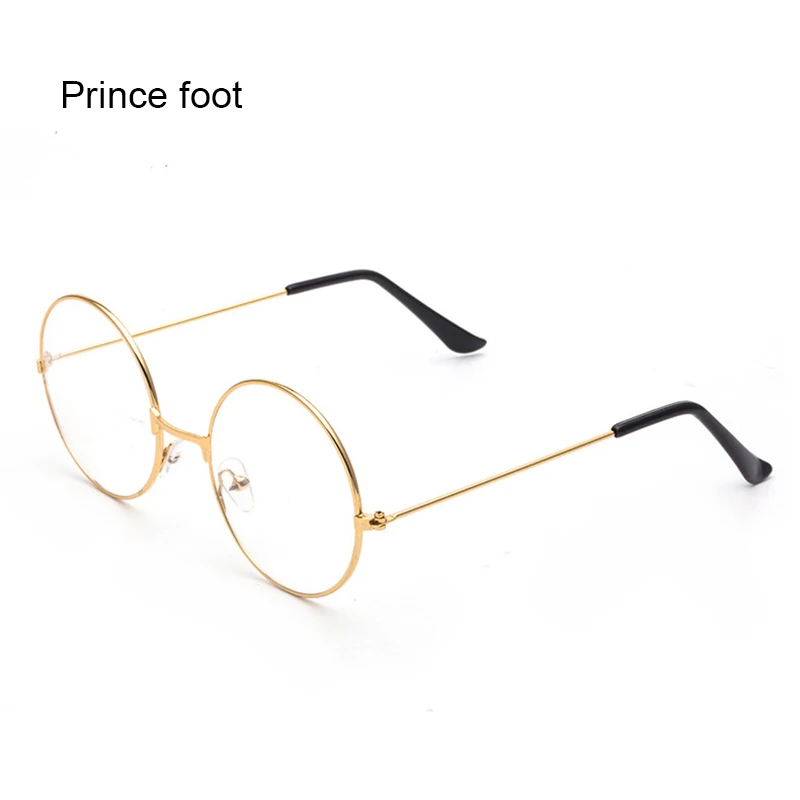 Очки с блокировкой голубой кожи прозрачные линзы большая круглая оправа очки
