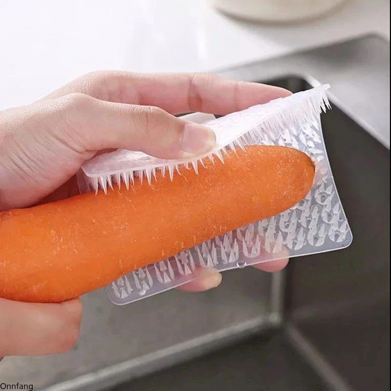 

Многофункциональная силиконовая щетка для чистки фруктов и бытовых продуктов, очиститель картофеля, моркови, кухонные инструменты для чис...