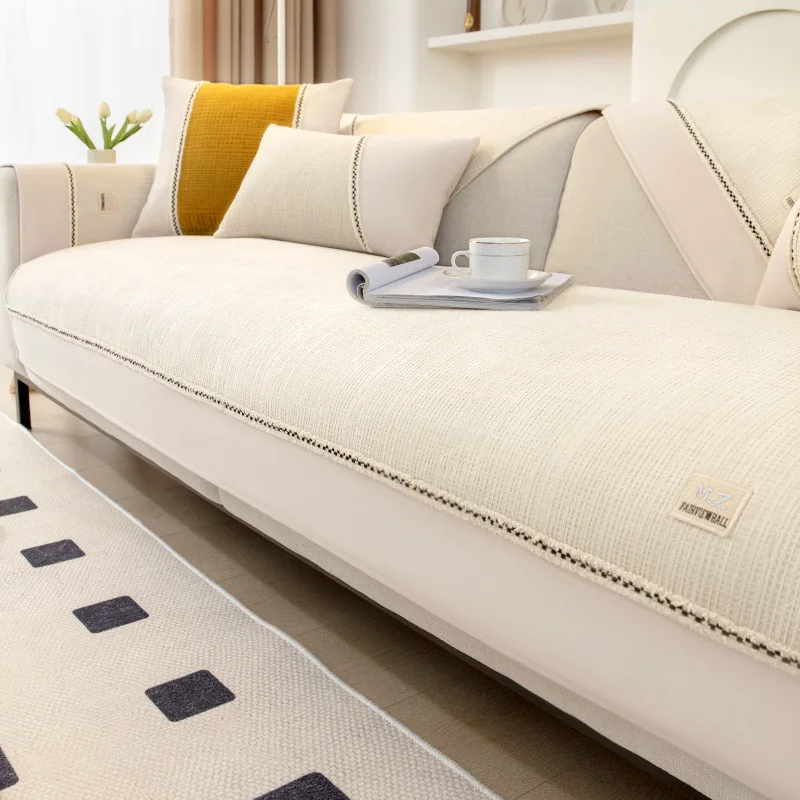 

Chenille Sofa Cover Universal Sofa Cushion Towel For Living Room Home Decor Non-slip Combination Sofa Towel Mat Carpet Blanket