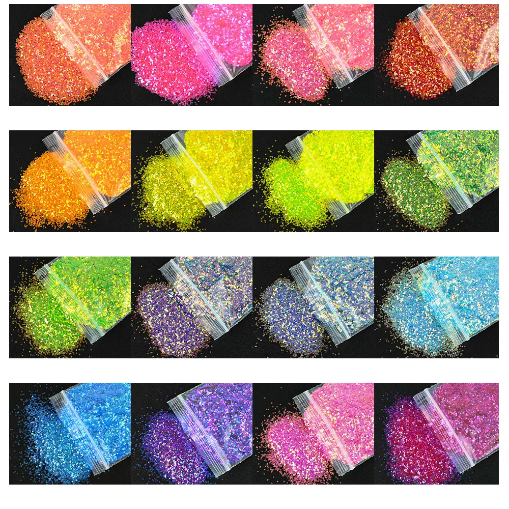 

50g Christmas Unicorn Tears Nail Glitter Sequins Laser Spangles Mixed size Sparkly Nail Flakes DIY Xmas HOLO Nail Glitter Sequin