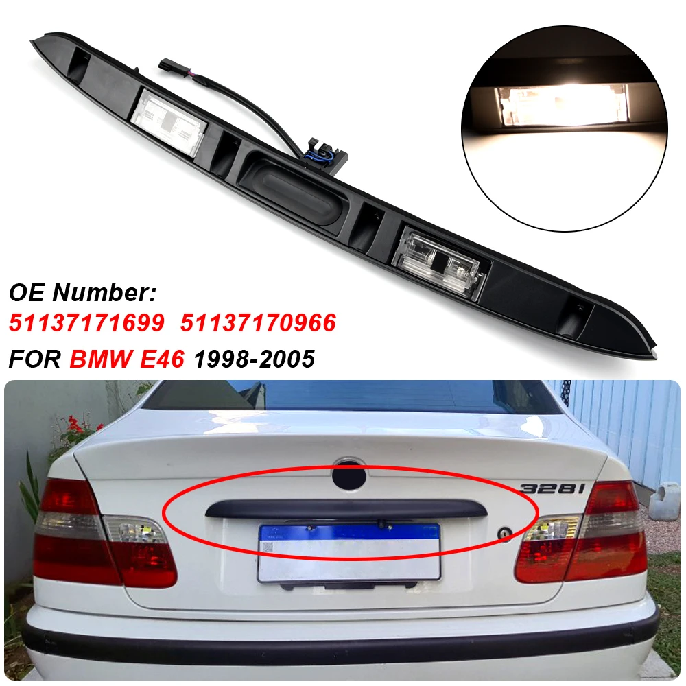 

Для BMW E46 3 серии 320i 323i 325i 328i 330i 1998-2005 51137171699 захват крышки багажника с кнопкой автомобильные аксессуары
