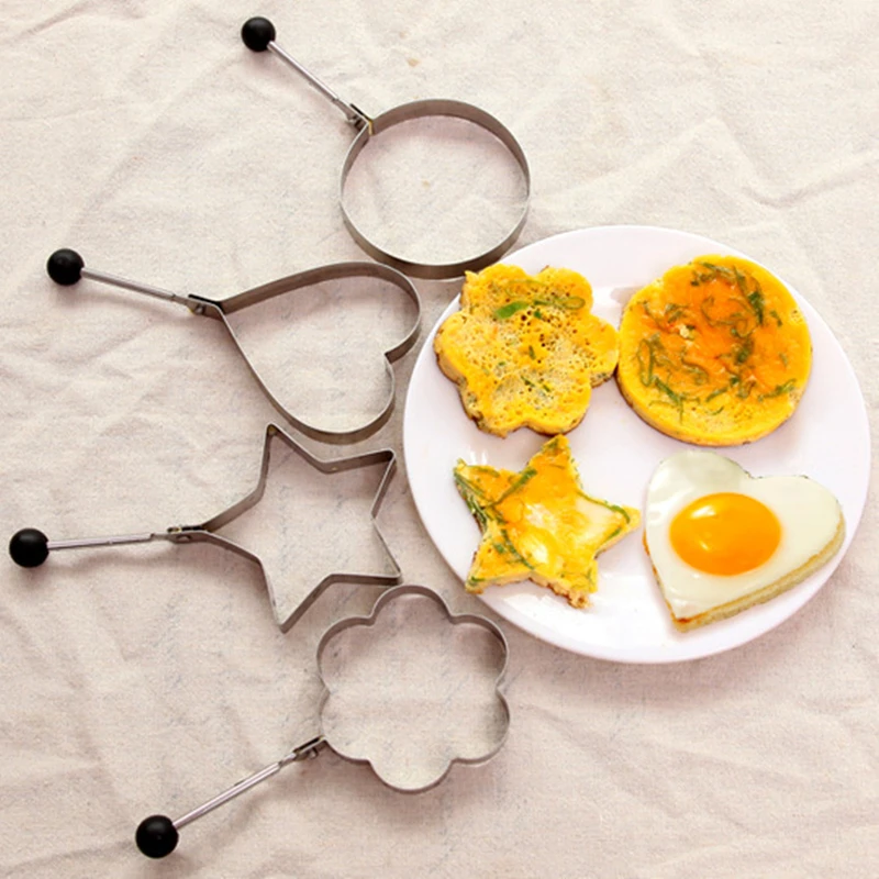 

Stainless Steel Fried Egg Pancake Shaper Omelette Mold Mould Frying Egg Cooking Cookies Tools Kitchen Accessories Gadget Rings