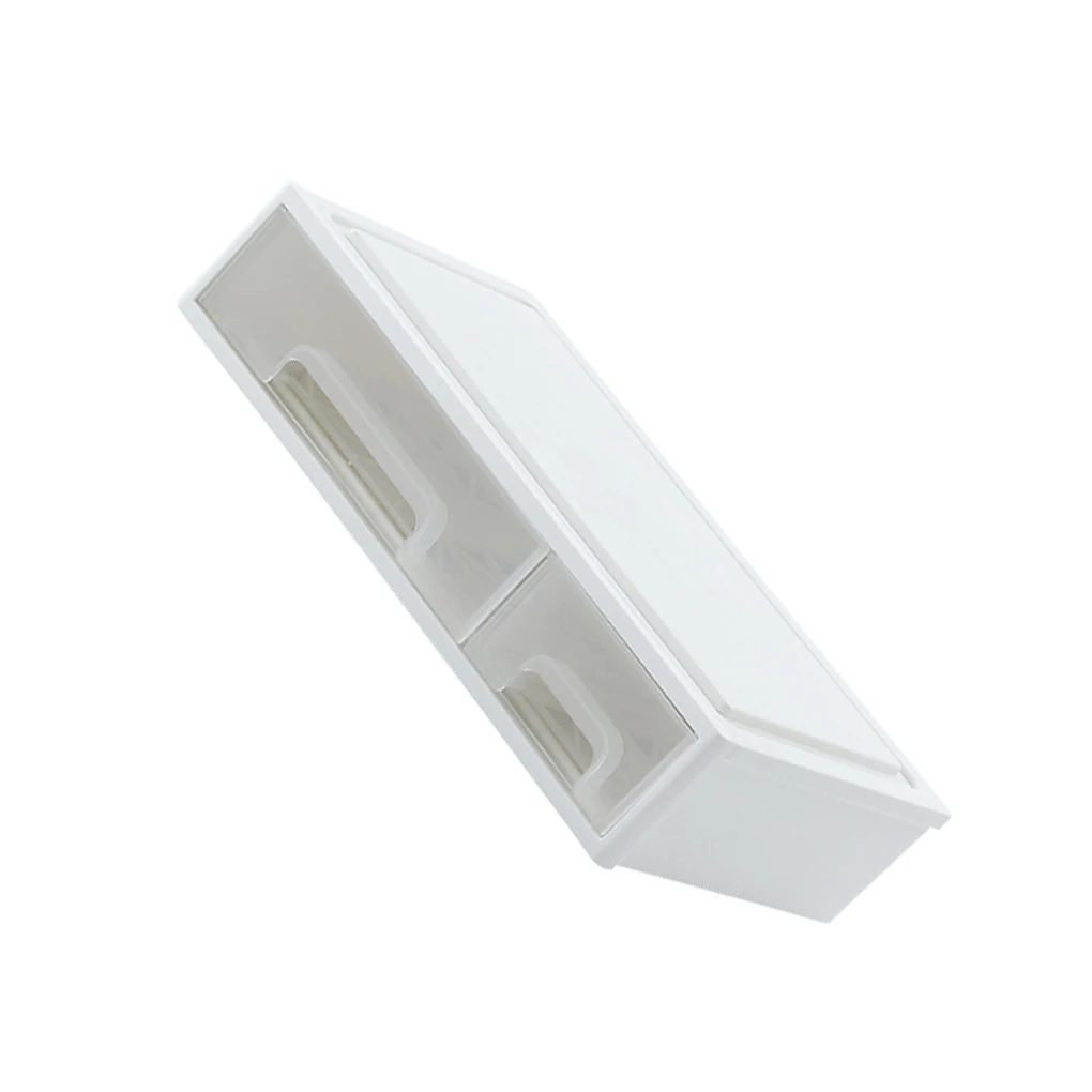 

Plastic Desktop Storage Boxes Exquisite Craftsmanship For Clutter-Free Workspace Stacked Drawers