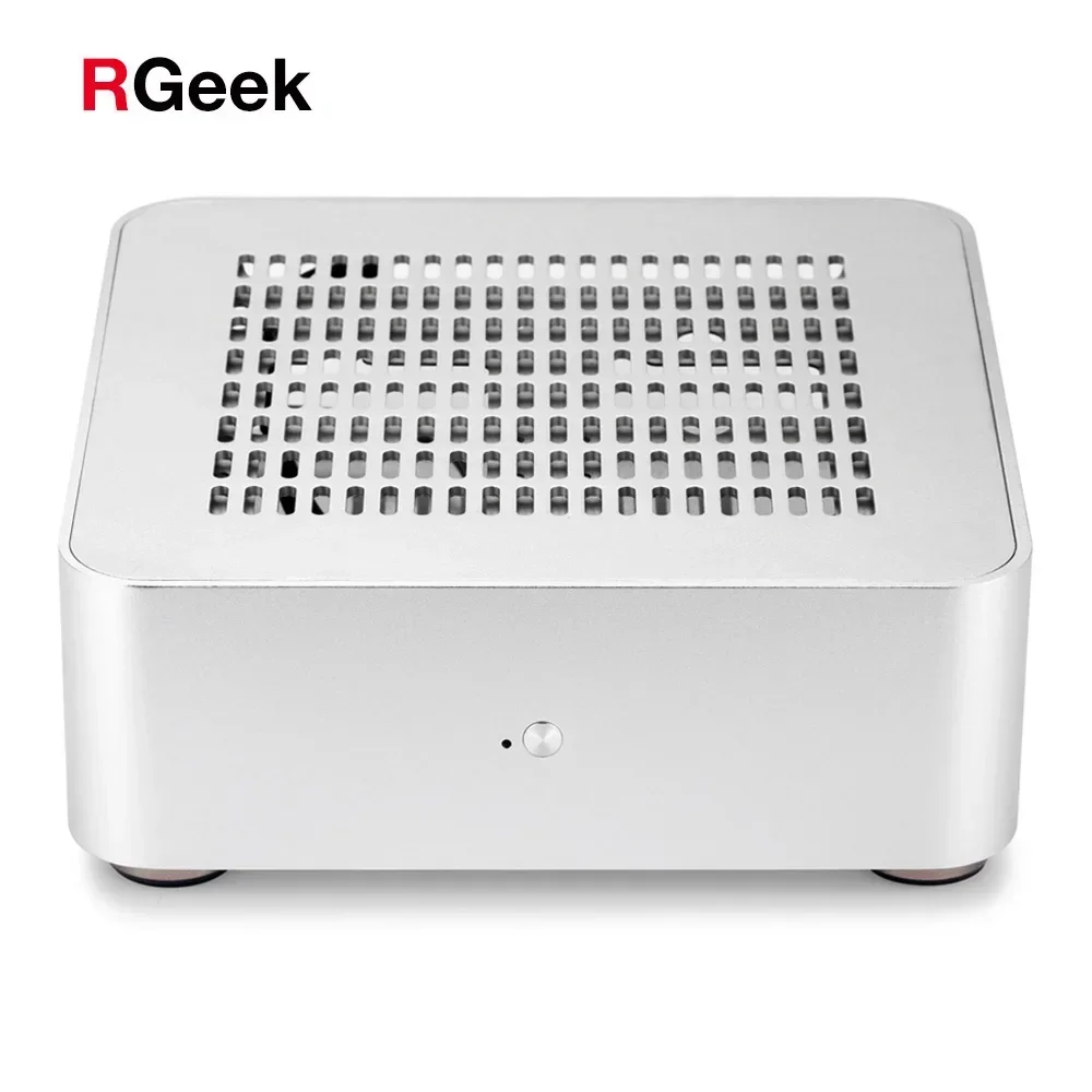 Фото Корпус для компьютера RGeek L65S Mini ITX, USB 2.0/3.0, алюминиевый корпус для мини-ПК, шасси HTPC №1