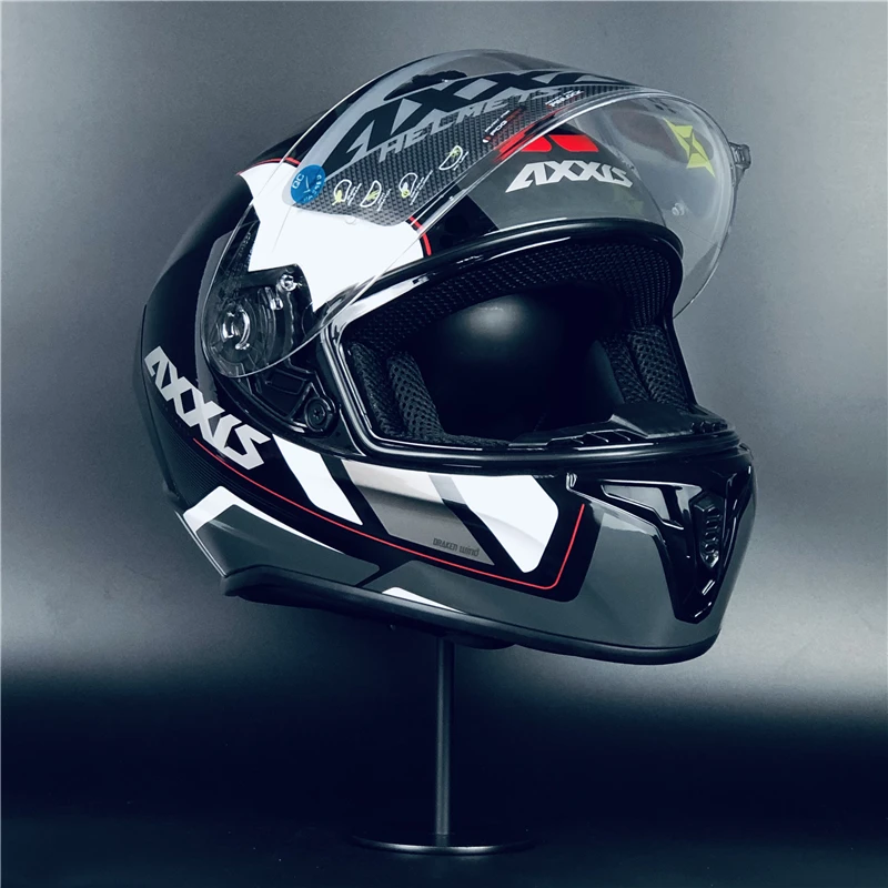 

Axxis Draken B Dekers X-Road Rival Mythic Ronin Helmet Full Face Motorcycle Helmet Casco Integral Axxis Draken Negro Azul Fluor