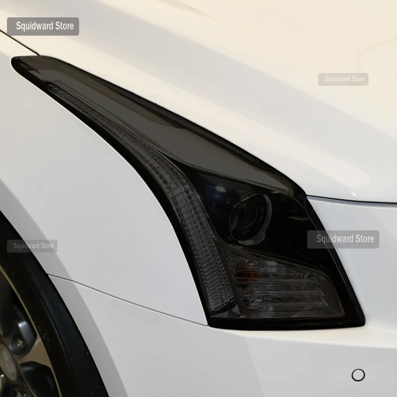 

Car FrontHeadlamps Smoked Black TPU Protective film Anti-scratch Repair film Sticker For Cadillac Escalade ATS 2013-2019 Accesso