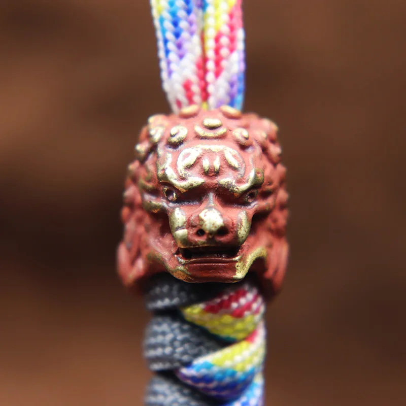 

Белый латунный нож-жаба, бусины, шнурок, подвески «сделай сам» для улицы, аксессуары для повседневного использования, искусственная веревка...