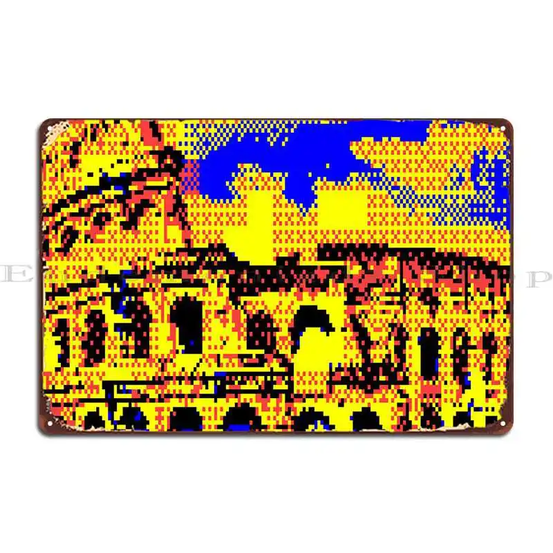 

Колоссей металлический знак кинотеатр настенный Декор настенный налет персонализированный дизайн оловянный знак плакат