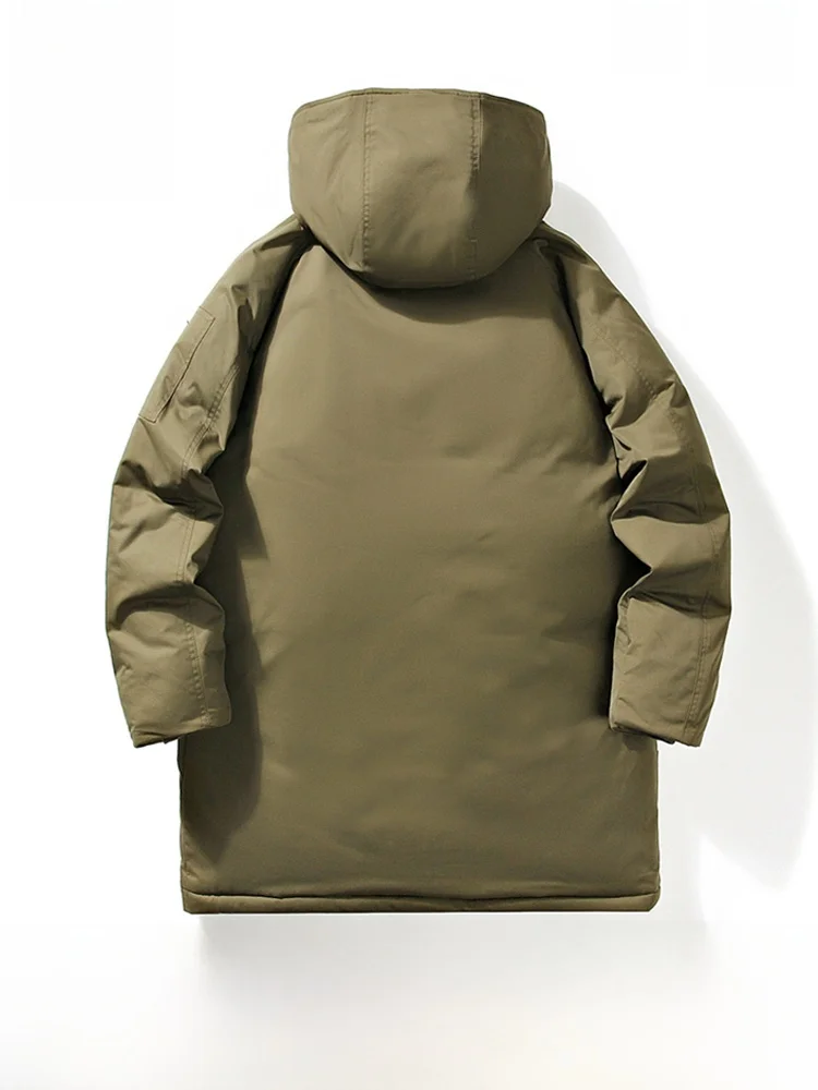 Официальный пуховик средней длины в Нью-Йорке мужское зимнее новое пальто-карго