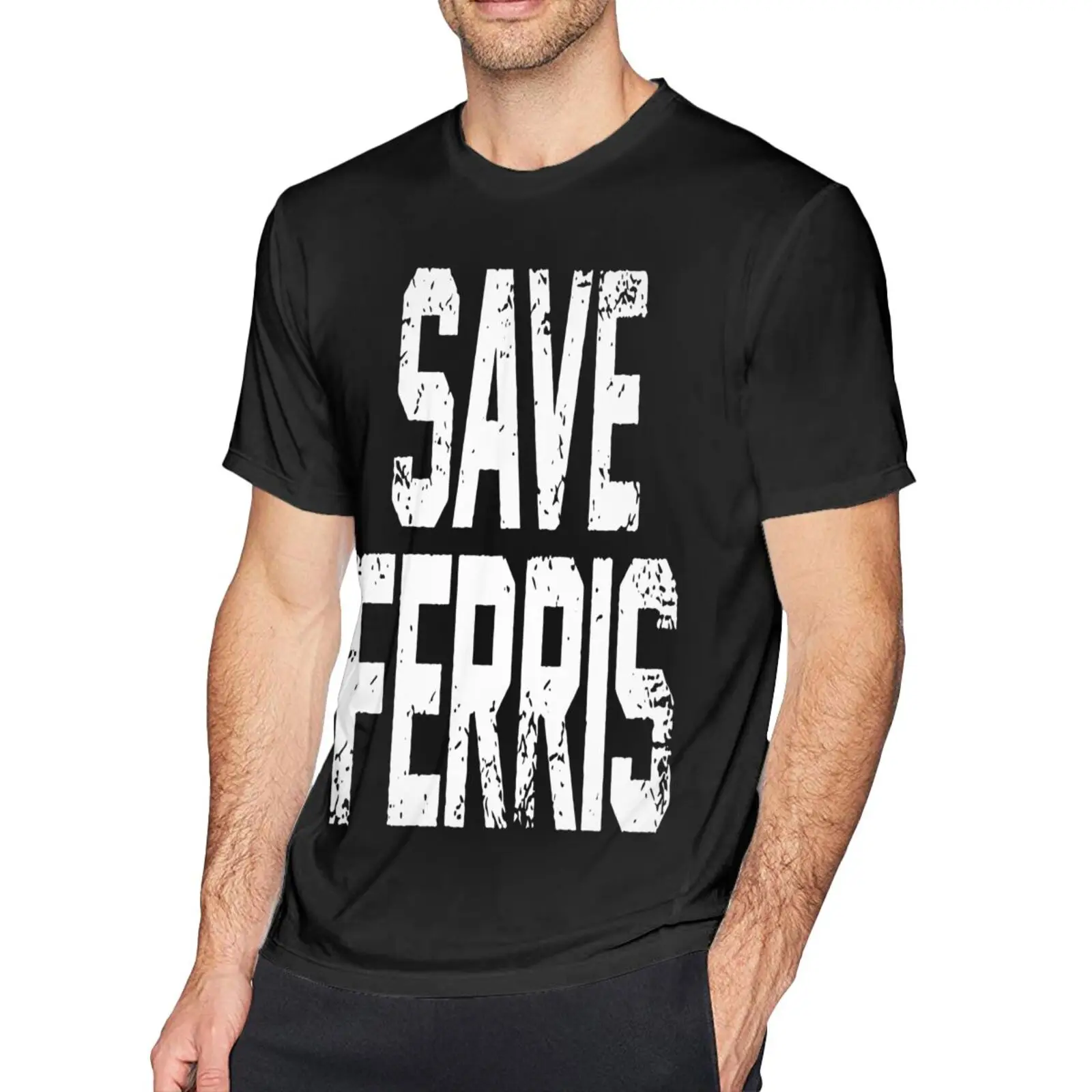 

Мужская футболка на день рождения с надписью «Save Ferris»