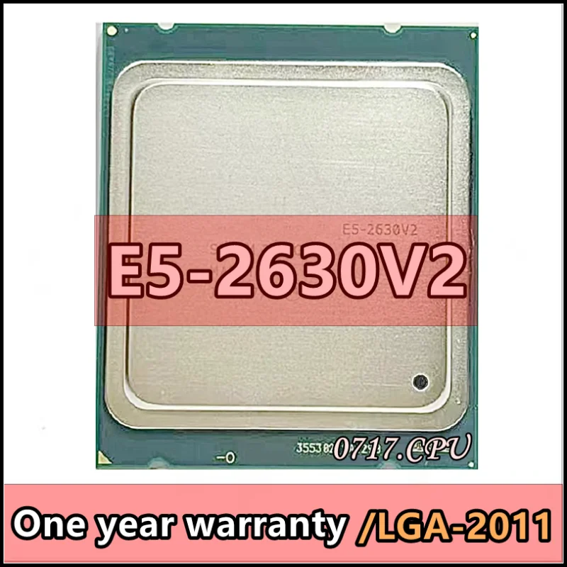 E5-2630V2 V2 E5 2630v2 E5 2630 V2 SR1AM 2,1 ГГц, без ядра, Dua Belas 15M 80W LGA 2011