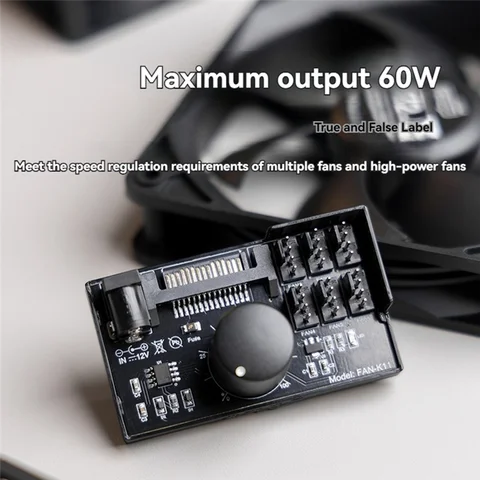 ABZZ-PWM Регулятор скорости вентилятора  SATA 4-контактный 60Вт