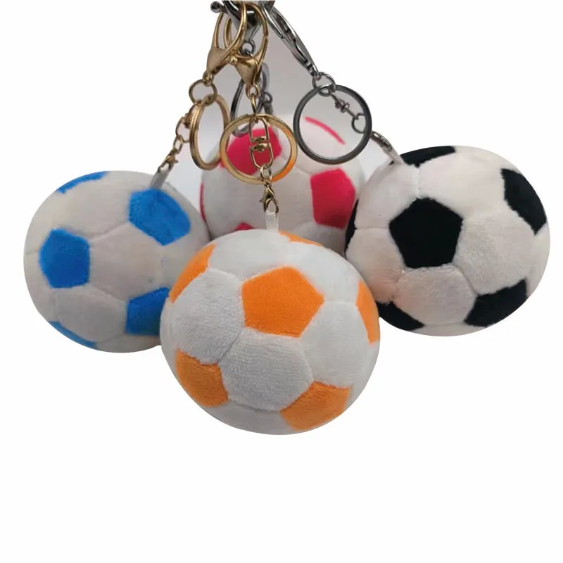 

Colorful creative simulation football key chain plush toys doll gifts