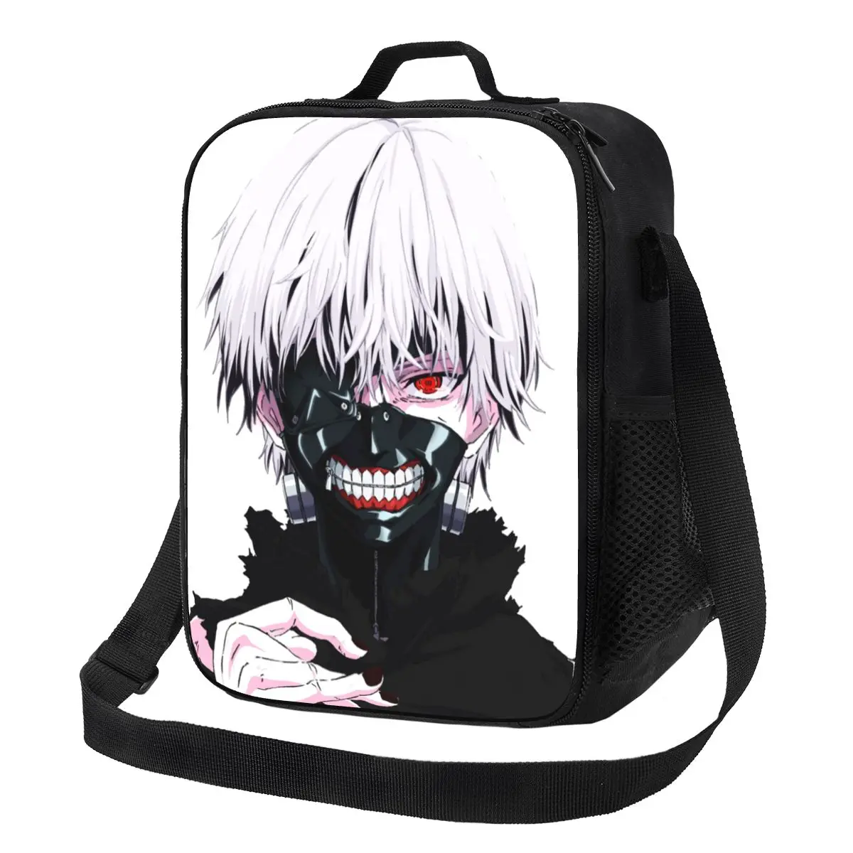 

Ken Kaneki маска сумка для ланча с ручкой Tokyo Ghoul Портативная сумка-холодильник охлаждающая пляжная Термосумка для еды