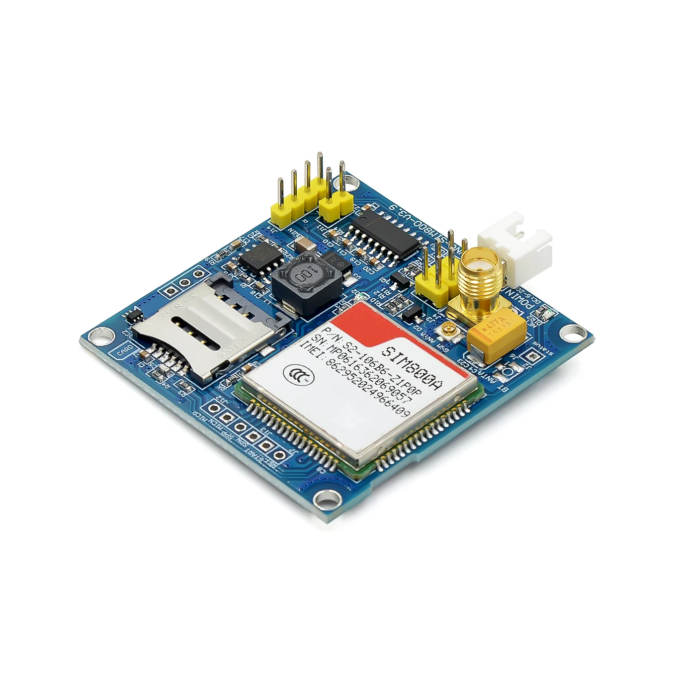 Комплект беспроводного удлинительного модуля SIM800A плата GSM GPRS STM32 антенна