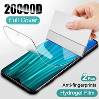 full cover hydrogel film on the screen protector for xiaomi redmi note 7 8 9 5 pro screen protector for xiaomi redmi note 8t 9s
