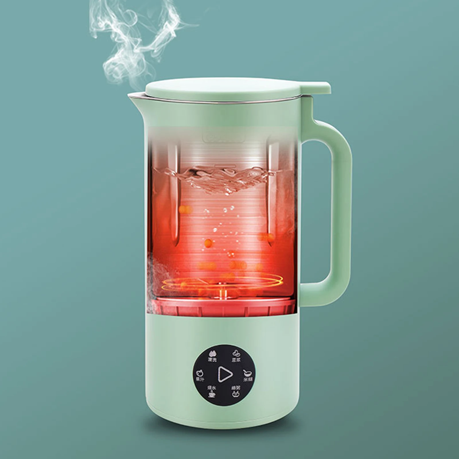

Multifunction Soymilk Maker 350mL Juicer Soy Milk Machine with Stainless Steel and Blade Multi Cooker Mixer Boiling Water Food