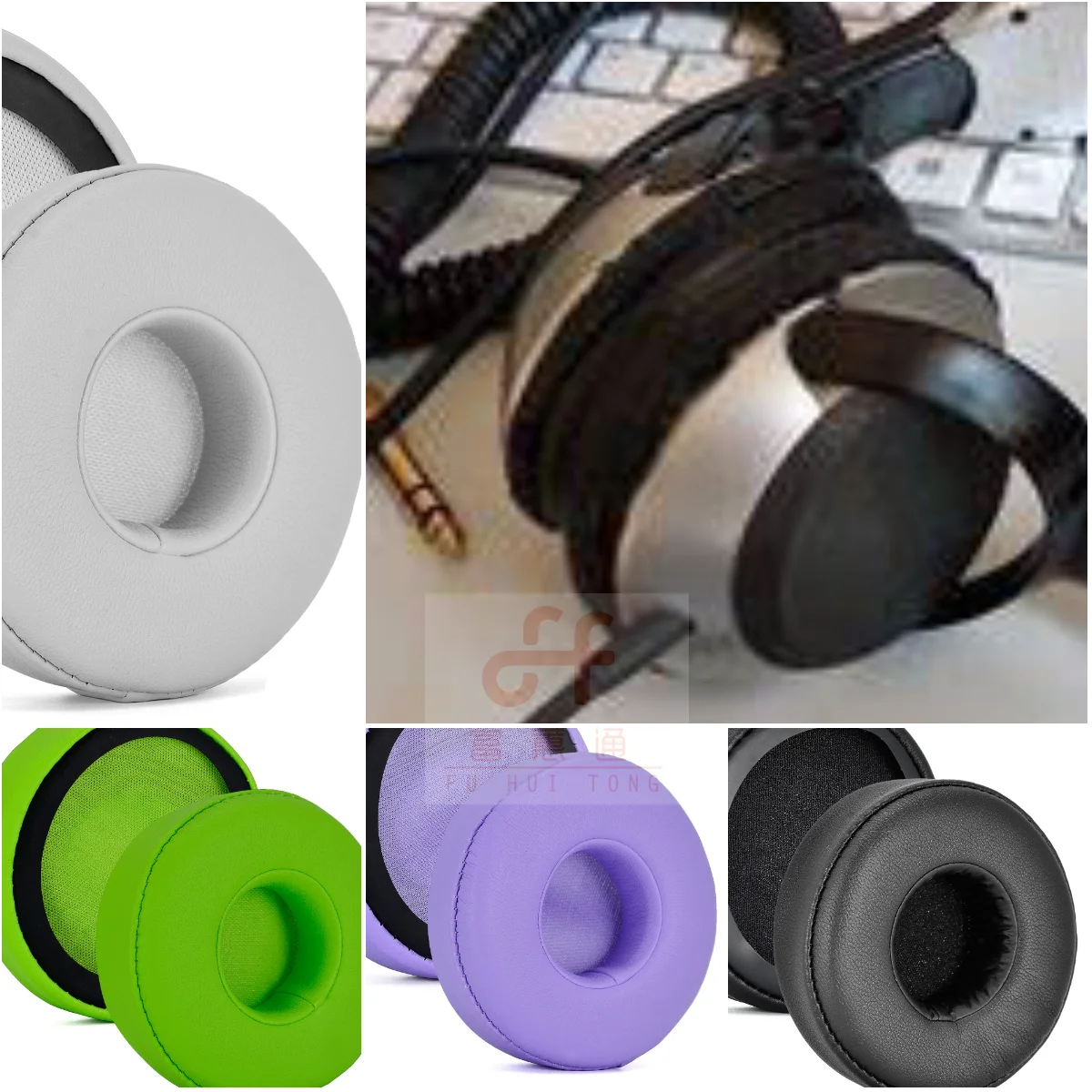 

Replacement Ear Pads Foam Cushion For Panasonic Technics RP DJ 1200 1205 1210 Headphones Headset