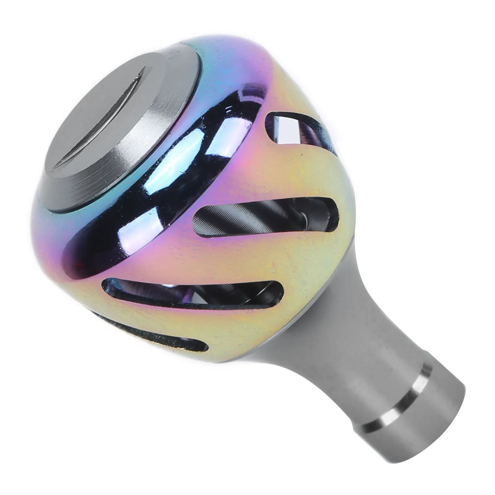 Рыболовная ручка для катушки полностью Металлическая цветная рыбалки Сменные