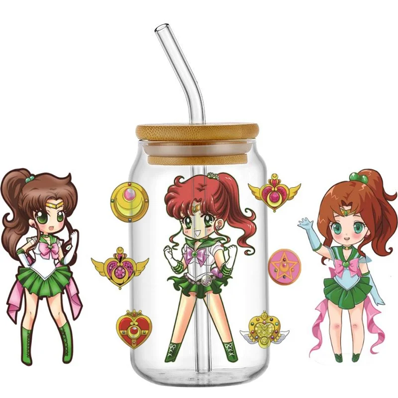 Наклейка для стеклянной бутылки самоклеящаяся моющаяся