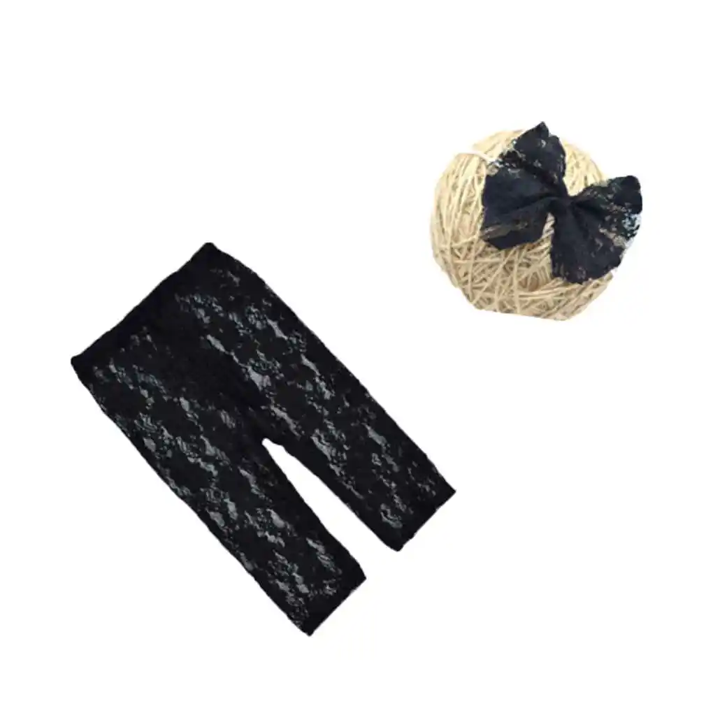 

Baby Newborn Photography Props Lace Long Pant With Bowknot Headbands Costume Infant Baby Outfits Girls Baby Newborn Photo Props