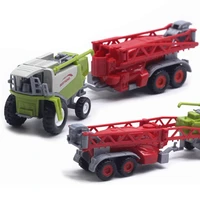 alloy model vehicle kids toy realistic gift harvester oil tank farm sliding car