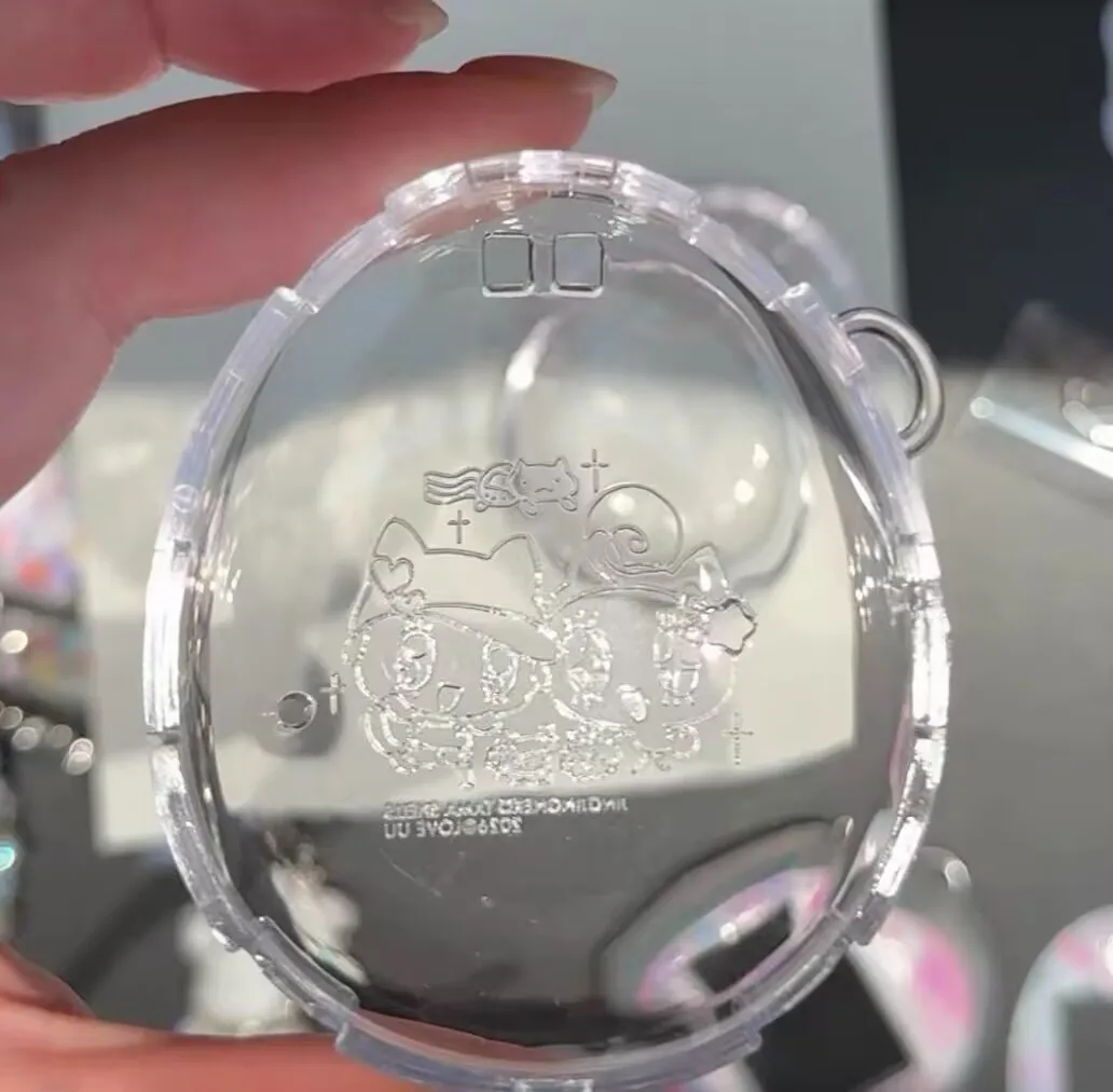 Защитный чехол Tama Gotchi Ultra Clear Crystal Angel Heart, прозрачный блестящий чехол Tama Gotchi Ps Id Idl Meets Mix 4u 4u Plus (art.: 3920db93f67da) - 3920db93f67da