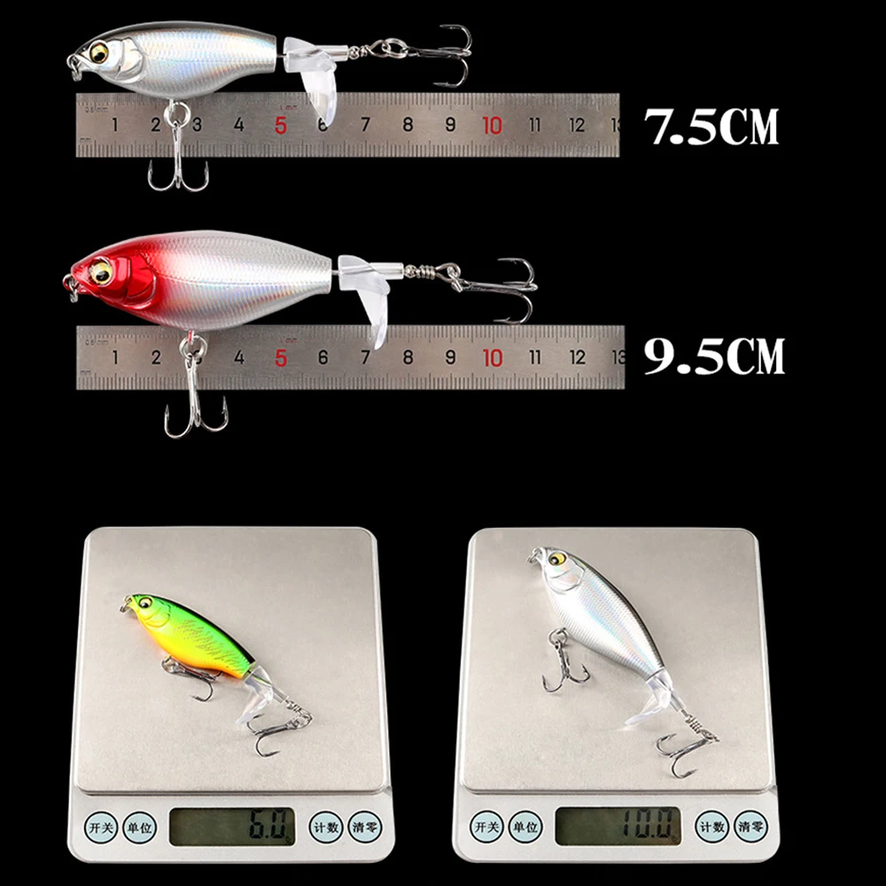 2 шт. рыболовная приманка Whopper Popper для окуня сома щуки верхняя вода плавающий