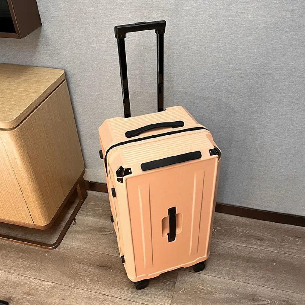 Luggage Fixed belt alloy travel suitcase Men's Business Rolling luggage on wheels trolley luggage Carry-Ons cabin suitcase