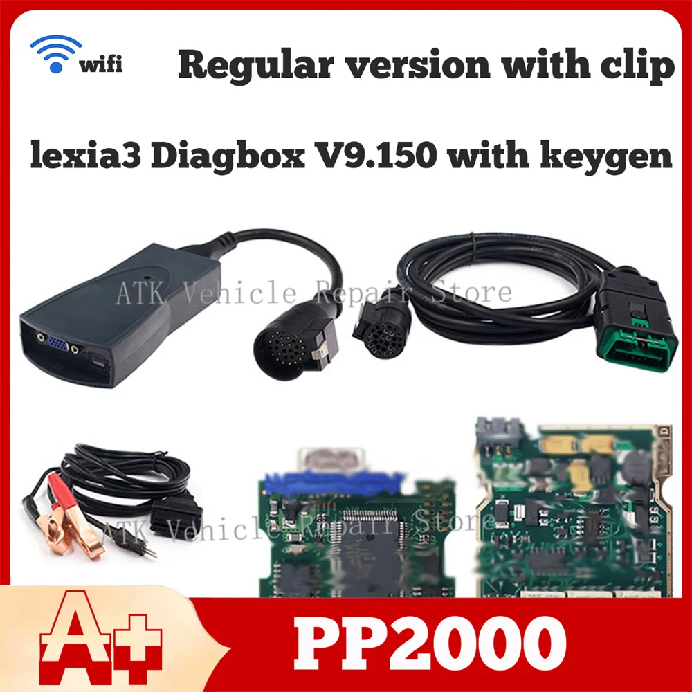 PP2000 Di-agbox V9.150 с трещинами Диагностические инструменты Программирование