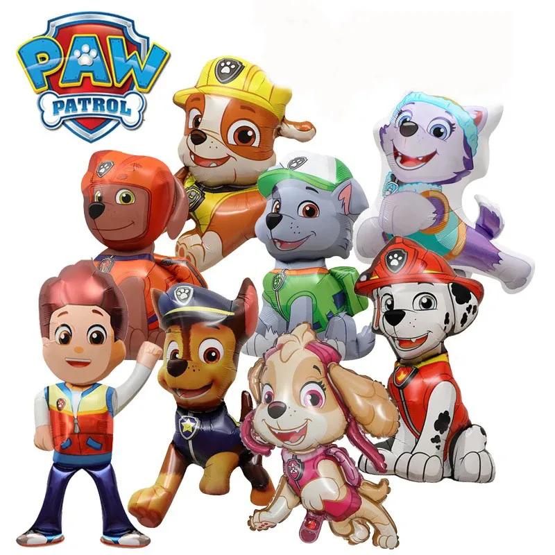 3D модель воздушного шара Щенячий патруль Чейз Маршалл Рокки Скай милые Аниме