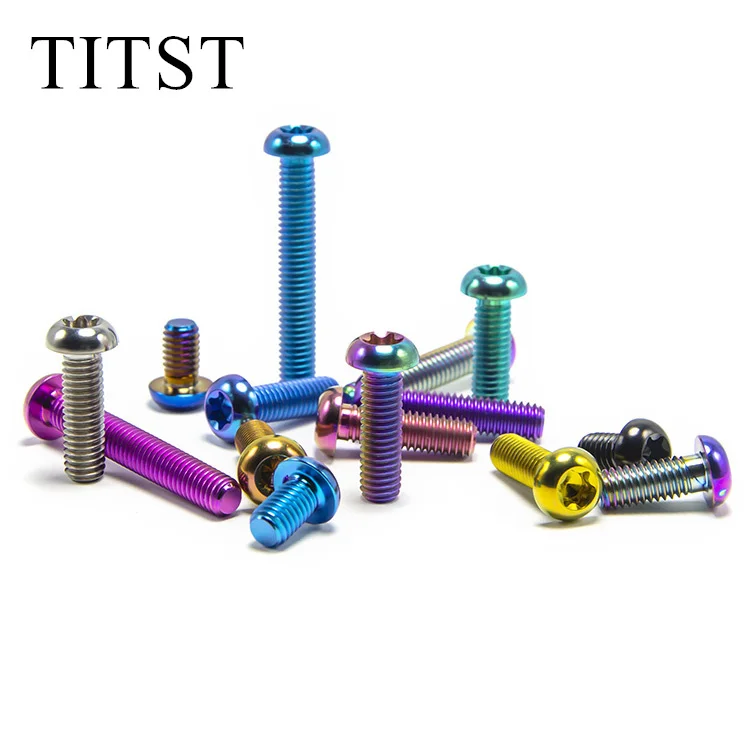 TITST Титановые болты M5 M6 ISO7380 с полукруглой головкой Torx (10 шт.)