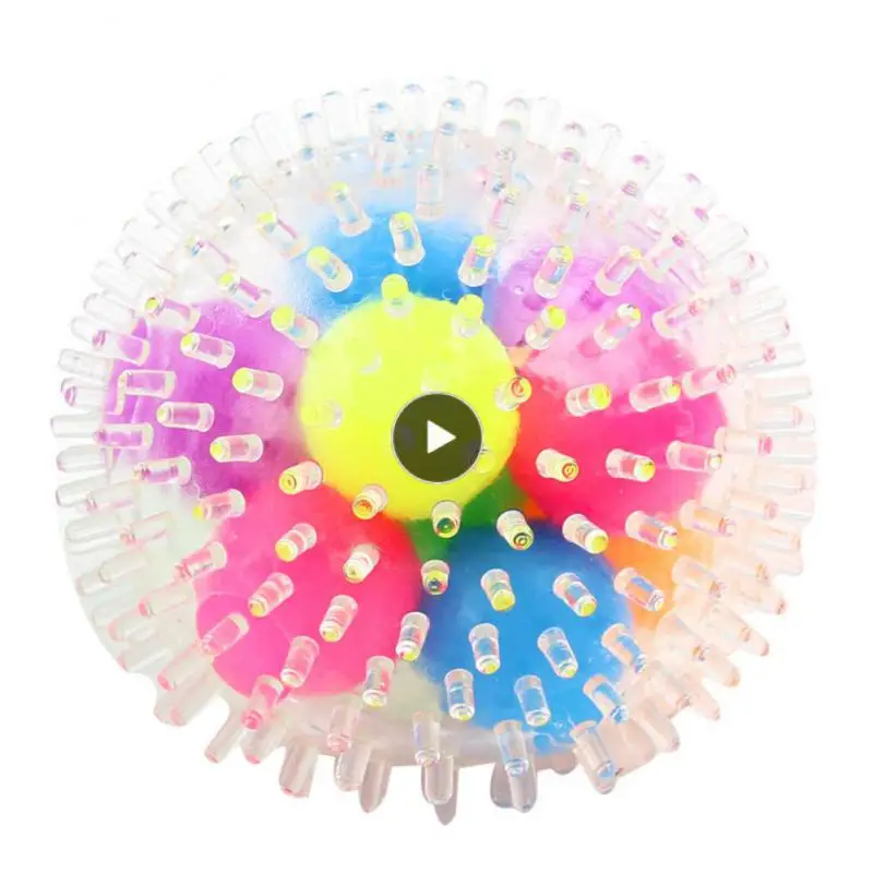 

New Strange Toy Color Random Creative Middle Ball Tpr Soft Rubber Interest Cultivation Hedgehog Pressure Ball Sensory Toy