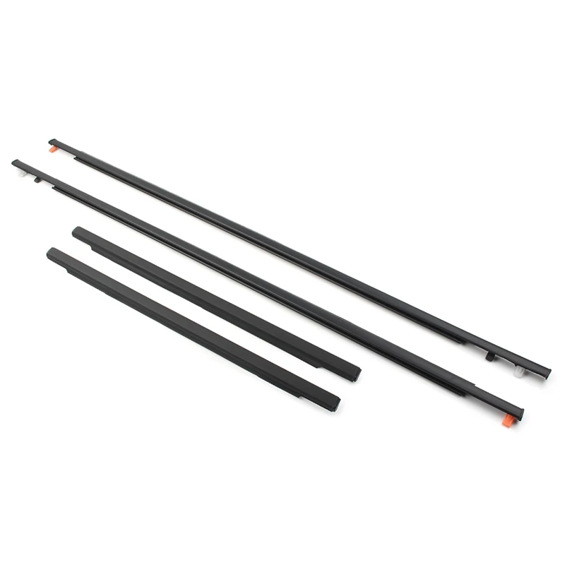 

4PCS Car Rubber Outside Weatherstrip Window Glass Seal Door Belt For Toyota FJ Cruiser 2007-2018