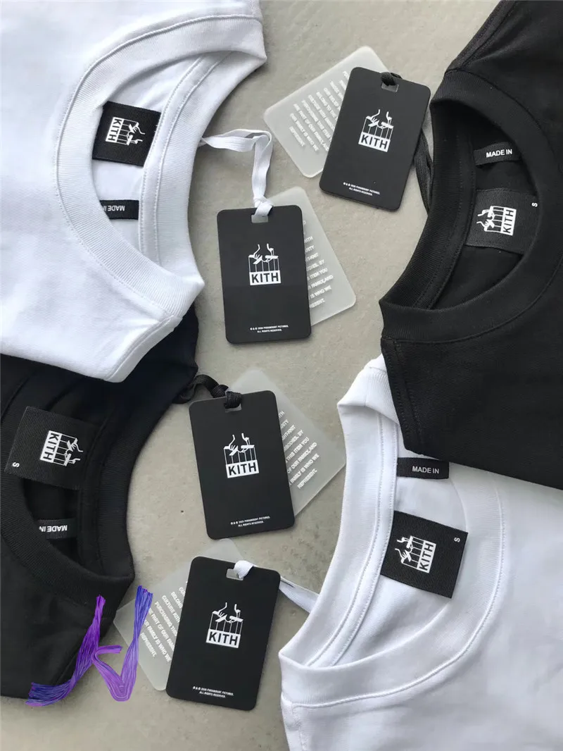 2022ss футболка с логотипом KITH Box лучшее качество мужские и женские футболки Top