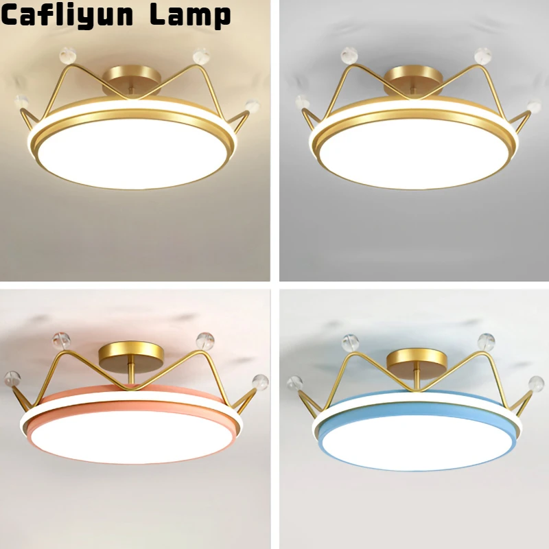 

Nordic LED Ceiling Lights Modern Led Lights Crown Shaped Interior Lighting Room Kitchen Home Decoration Living Room Bedroom Lamp