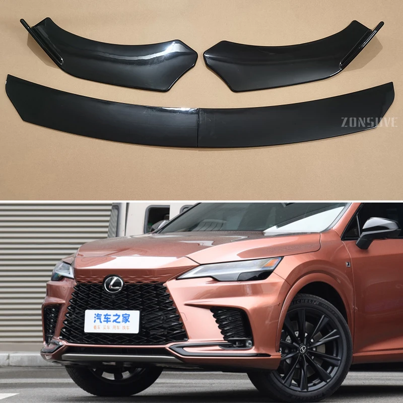 Для Lexus RX 2015-2024 года передний бампер сплиттер для губ спойлер комплект кузова
