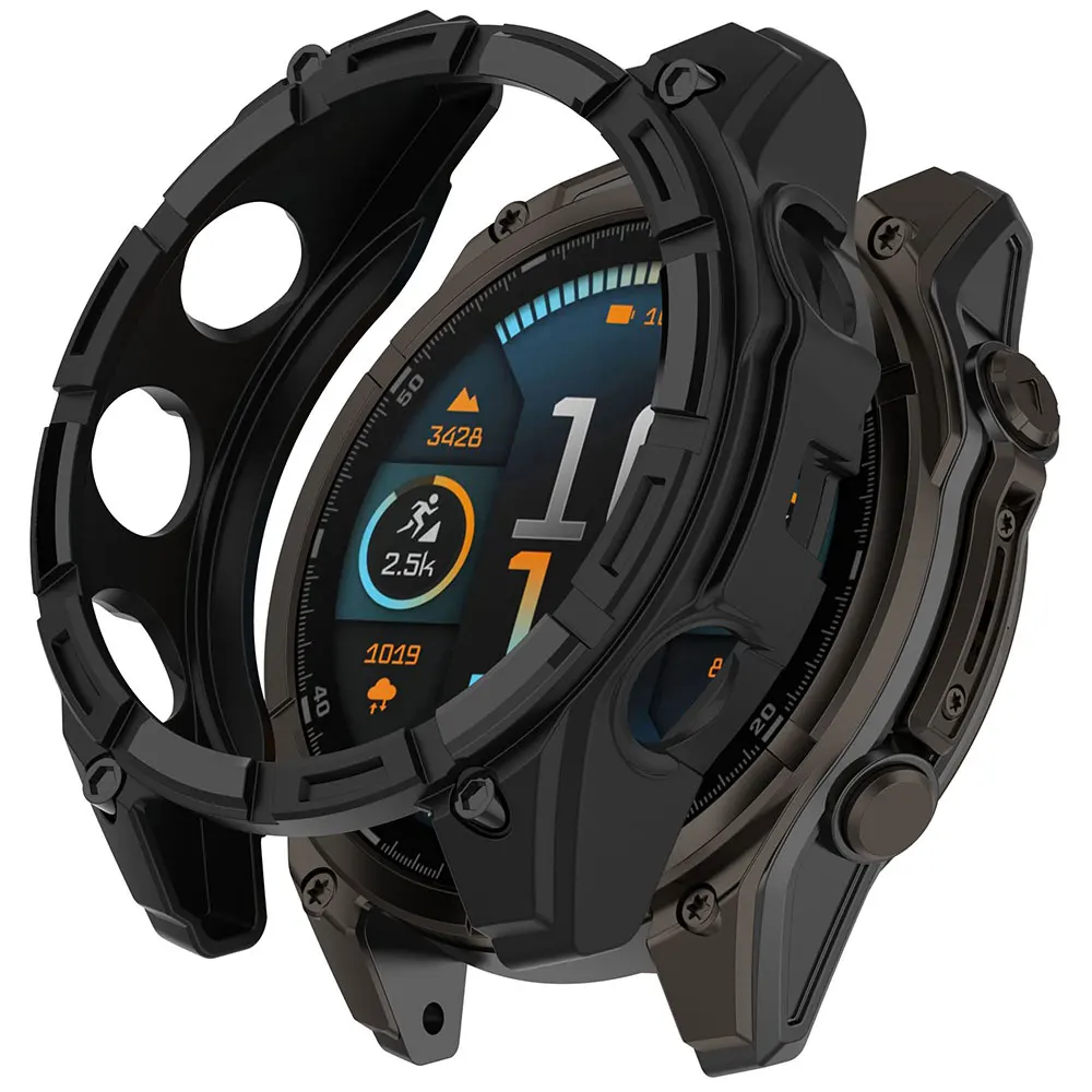 Фото Силиконовый чехол для часов Garmin Tactix 8 Amoled 51 мм 47 мм, ремешок для умных часов Garmin Tactix8 Solar 51 мм, защитный чехол №3