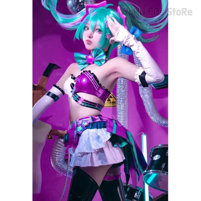 Project Sekai красочный сценический костюм кролика для девочек оригинальный дизайн