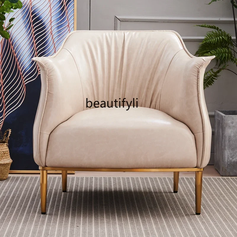 Роскошное кресло светильник современный одноместный диван в скандинавском