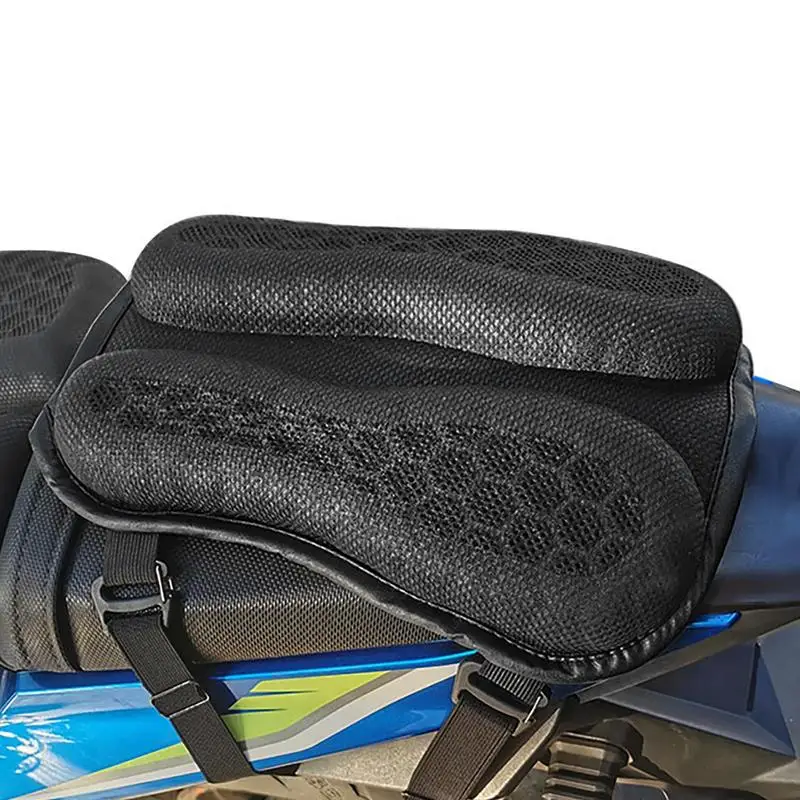 Gel Motorcycle Seat Cushion Gel Pads For Motorcycle Rear Seat Breathable Motorcycle Seat Cushions For Long Rides With Non-Slip