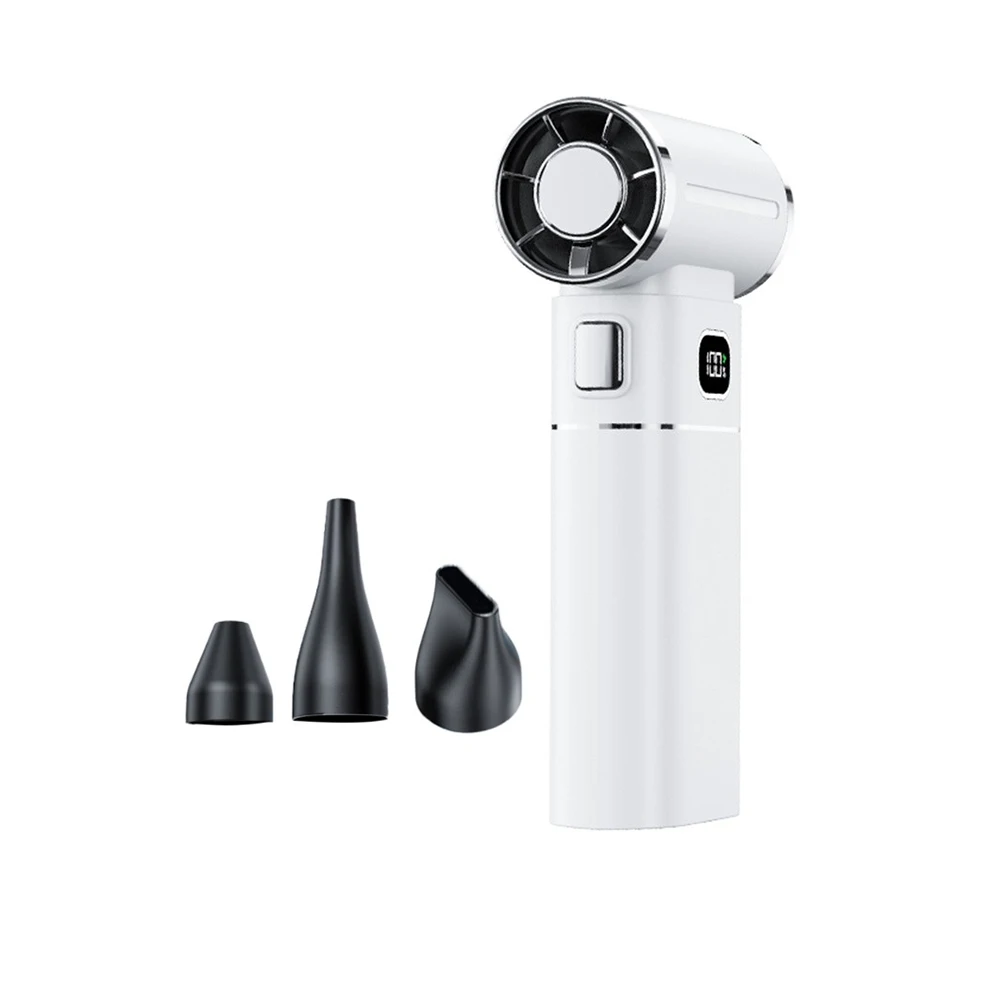 

Насильный вентилятор 160000 Мощный воздуходувка в минуту, пылесос, зарядка типа C, сильный ветер, 55 м/с, бесщеточный турбоструйный вентилятор, сухой