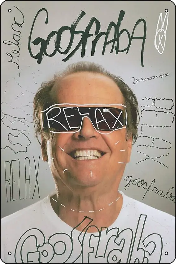 Постер GOOSFRABA металлическая фотография мужская пещера стена 8x12 дюймов настенное