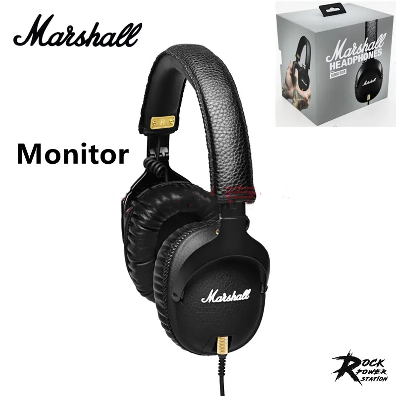 

Original Marshall Monitor 3.5mm Wired Headphone HiFi Gaming Headphones with Microphone Sport Earphone for Pop Rock Music Headset