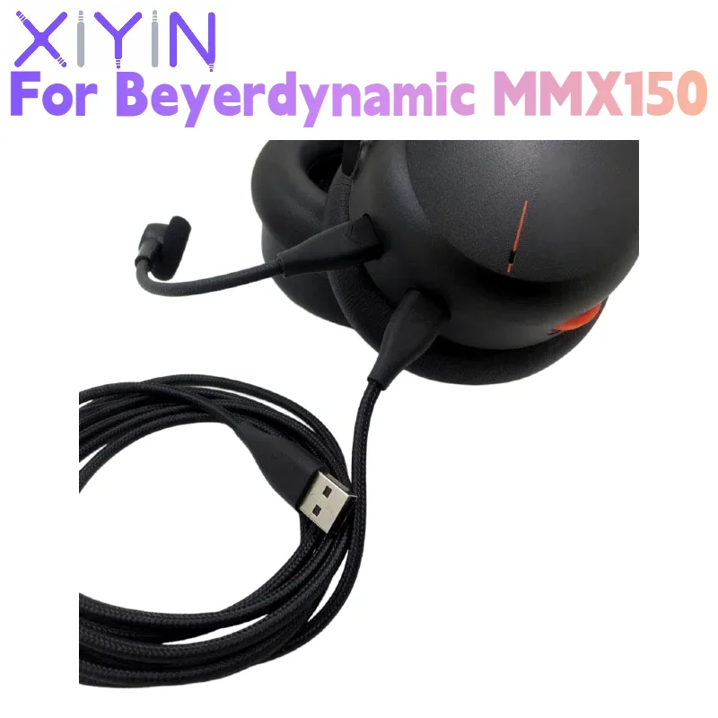 Фото USB-кабель для подключения к Micro USB (версия для ПК) для игровых наушников, аудиокабель для модернизации и замены для наушников Beyerdynamic MMX150 №3